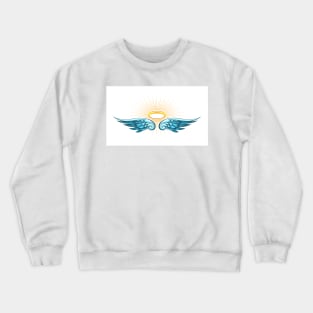 Angel Halo with Wings Crewneck Sweatshirt